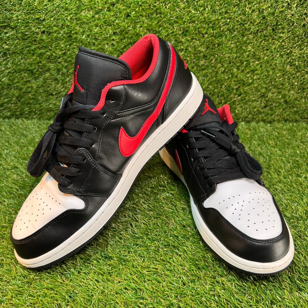 Jordan 1 Low White Toe Size 13 553558-063